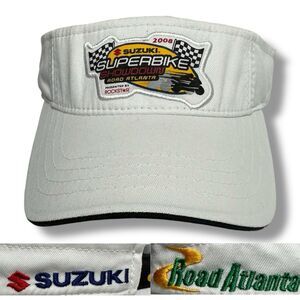 2008 SUZUKI Superbike Showdown Road Atlanta Rockstar Strapback Visor Hat